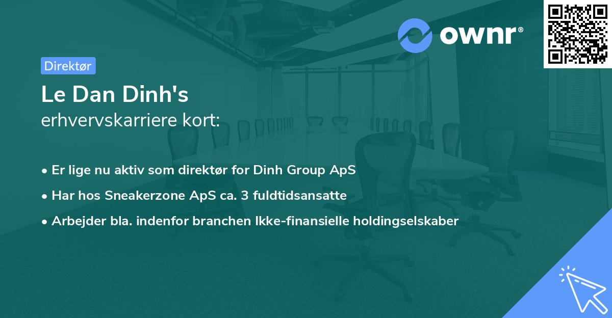 Le Dan Dinh's erhvervskarriere kort