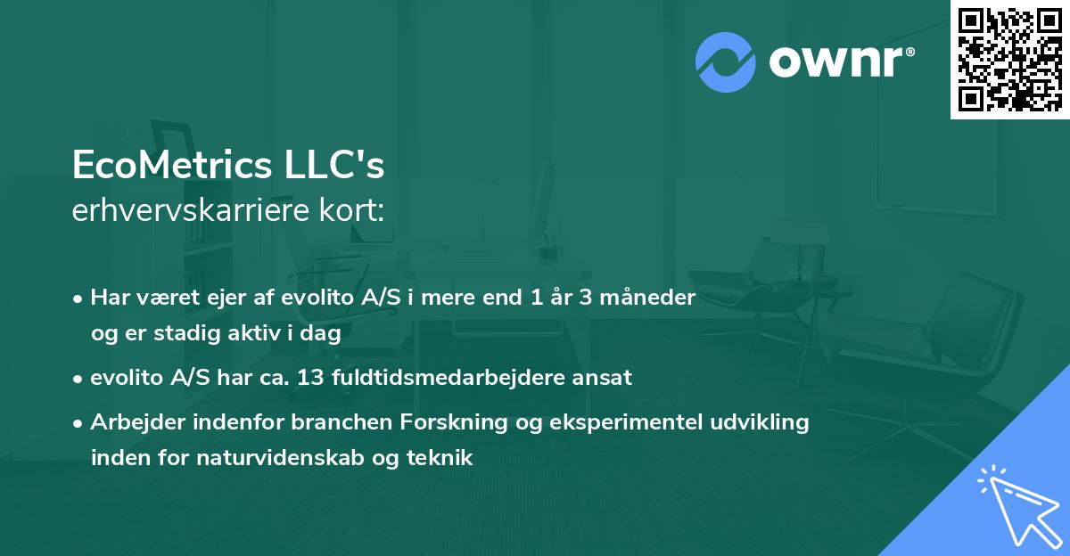EcoMetrics LLC's erhvervskarriere kort