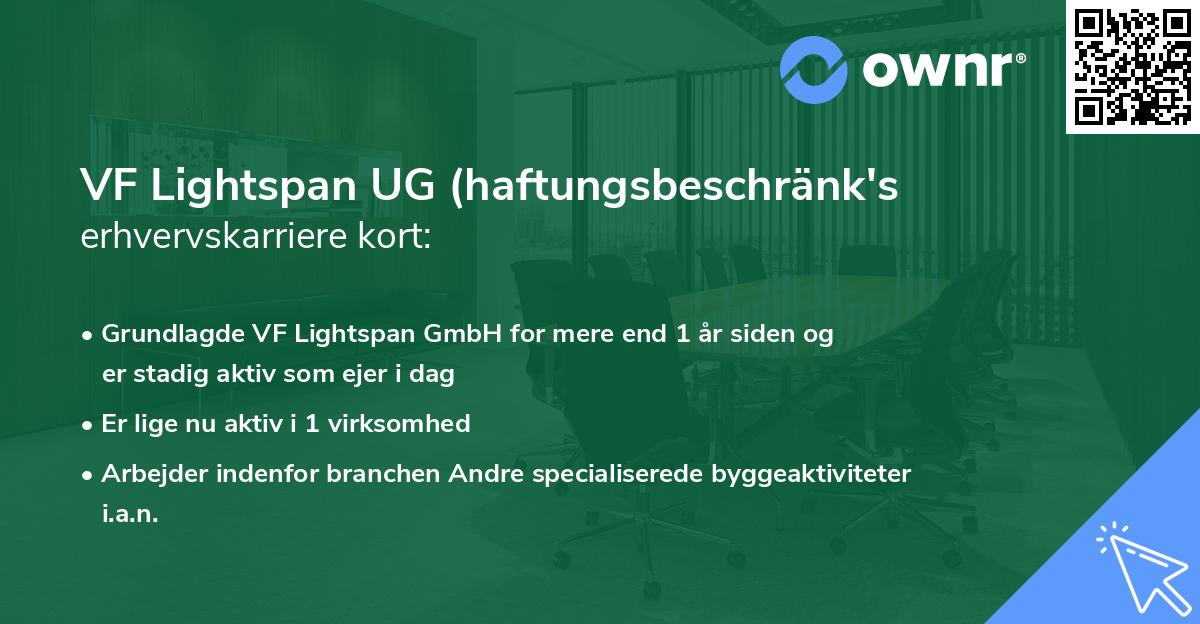 VF Lightspan UG (haftungsbeschränk's erhvervskarriere kort