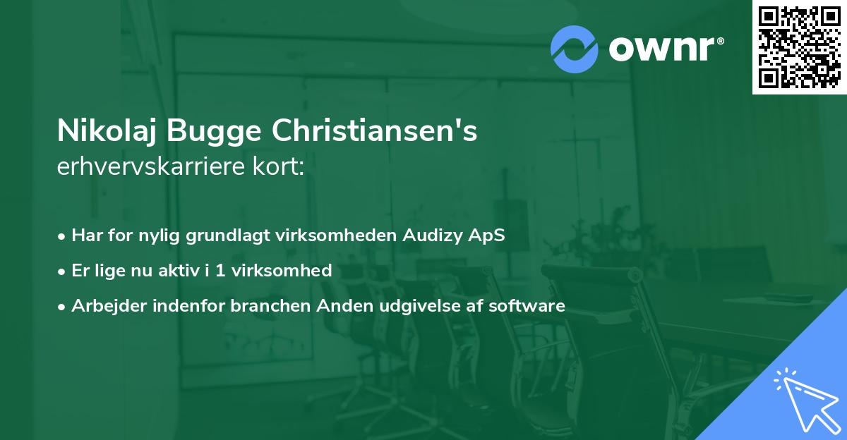 Nikolaj Bugge Christiansen's erhvervskarriere kort