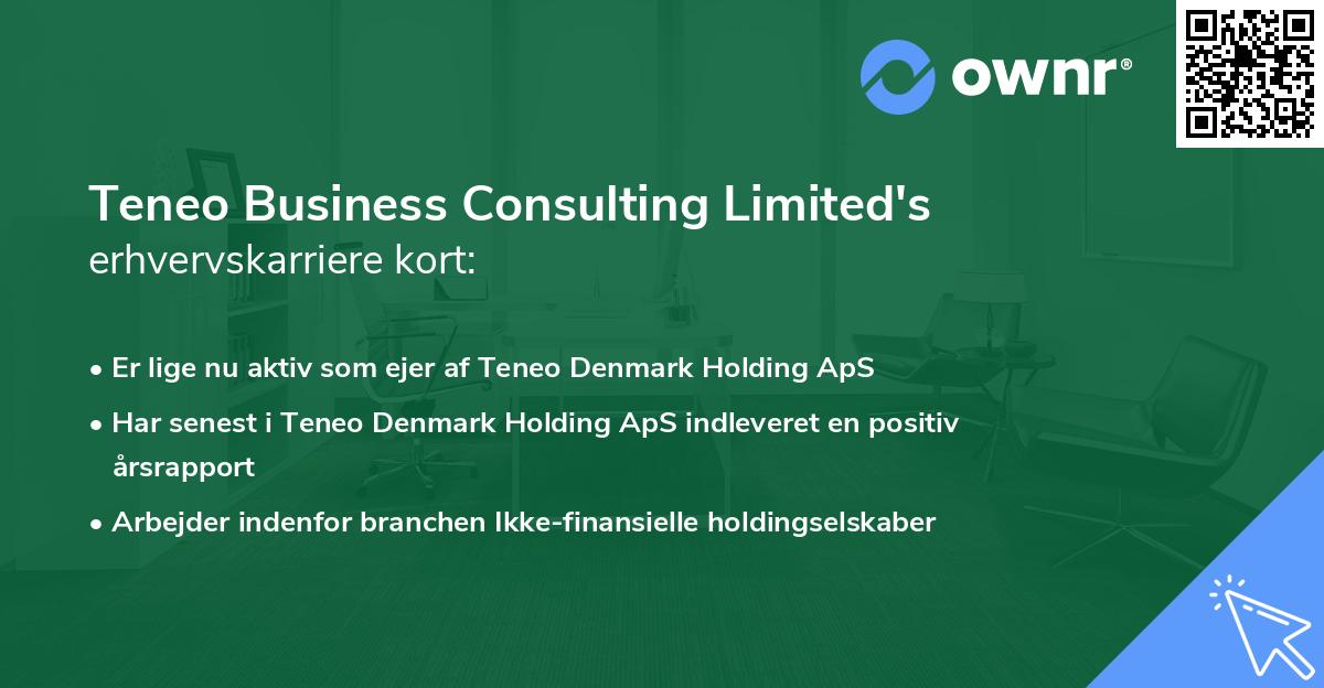 Teneo Business Consulting Limited's erhvervskarriere kort