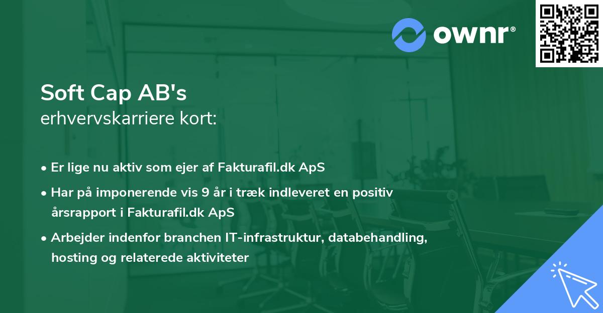 Soft Cap AB's erhvervskarriere kort