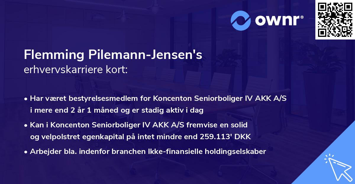 Flemming Pilemann-Jensen's erhvervskarriere kort