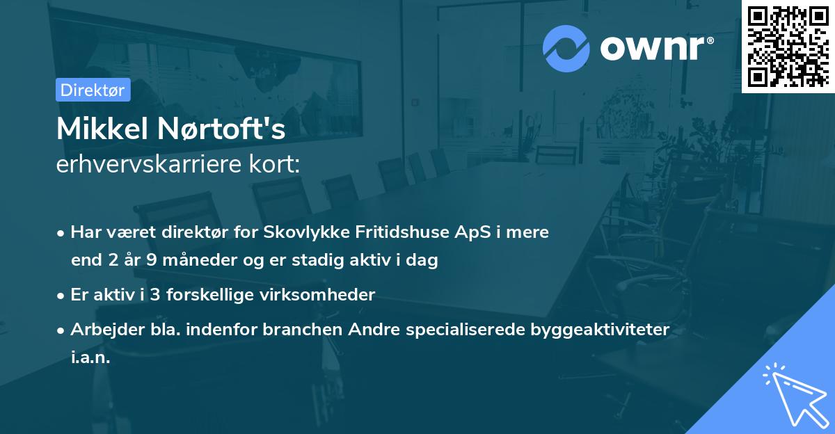 Mikkel Nørtoft's erhvervskarriere kort