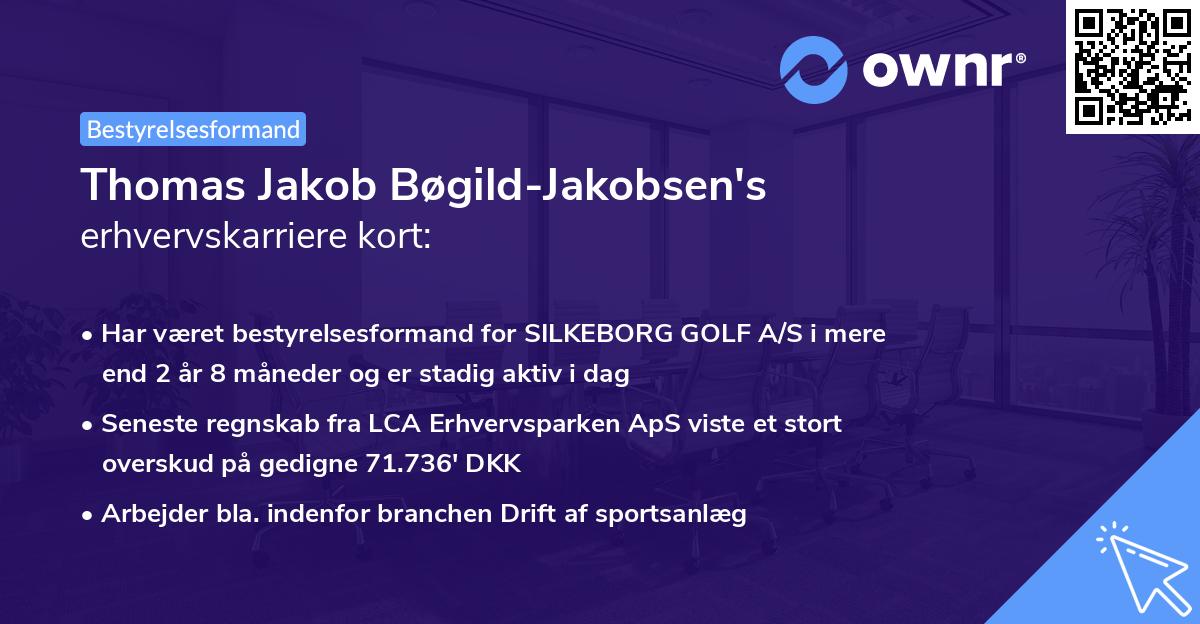 Thomas Jakob Bøgild-Jakobsen's erhvervskarriere kort