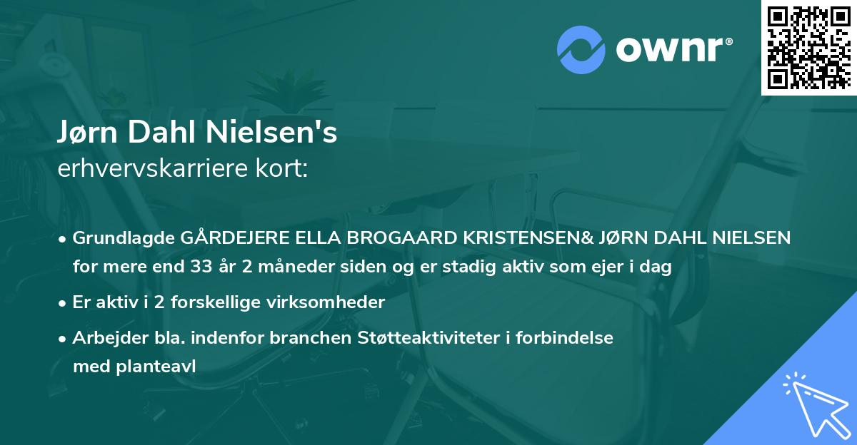 Jørn Dahl Nielsen's erhvervskarriere kort