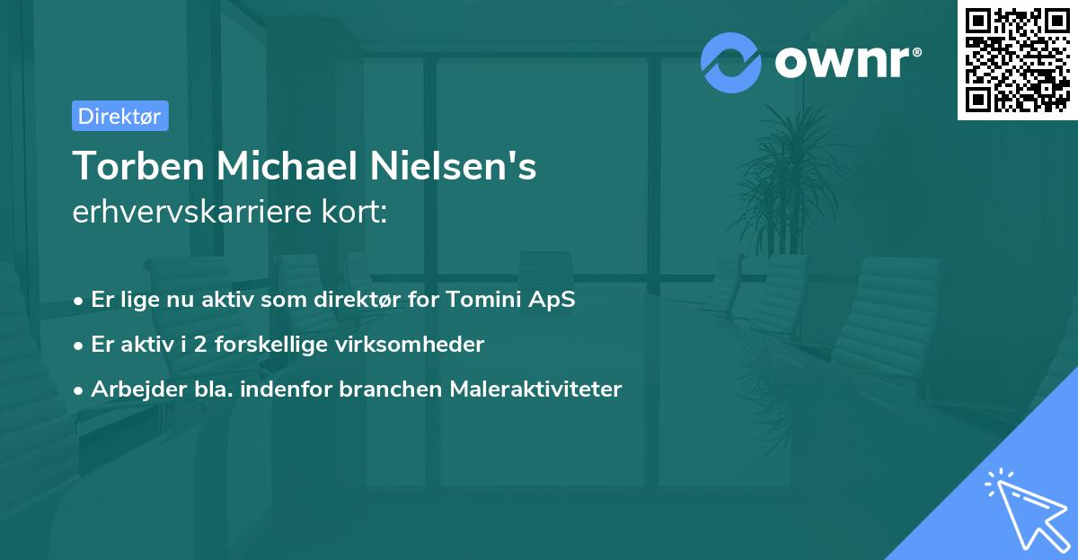 Torben Michael Nielsen's erhvervskarriere kort