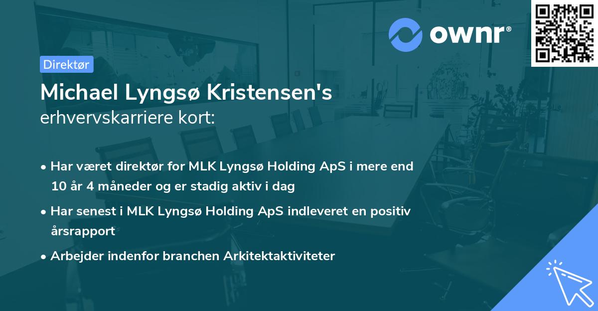 Michael Lyngsø Kristensen's erhvervskarriere kort