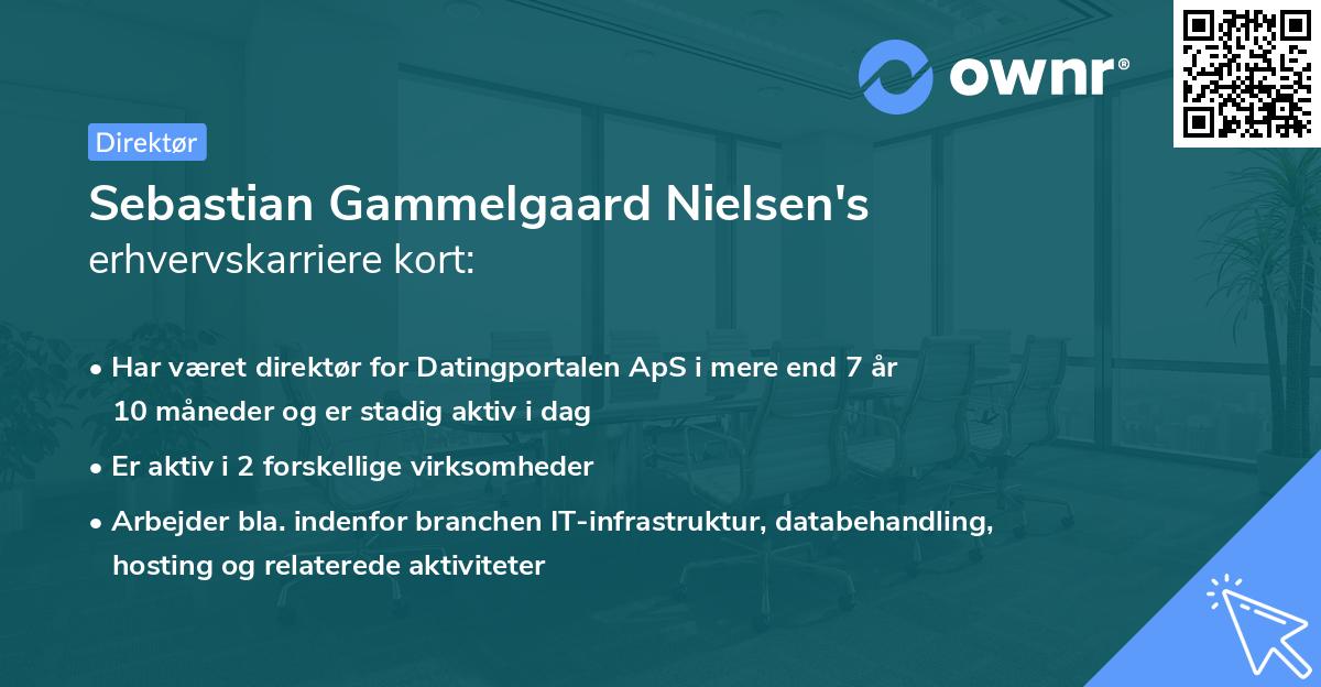 Sebastian Gammelgaard Nielsen's erhvervskarriere kort
