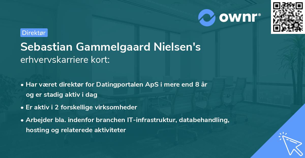 Sebastian Gammelgaard Nielsen's erhvervskarriere kort