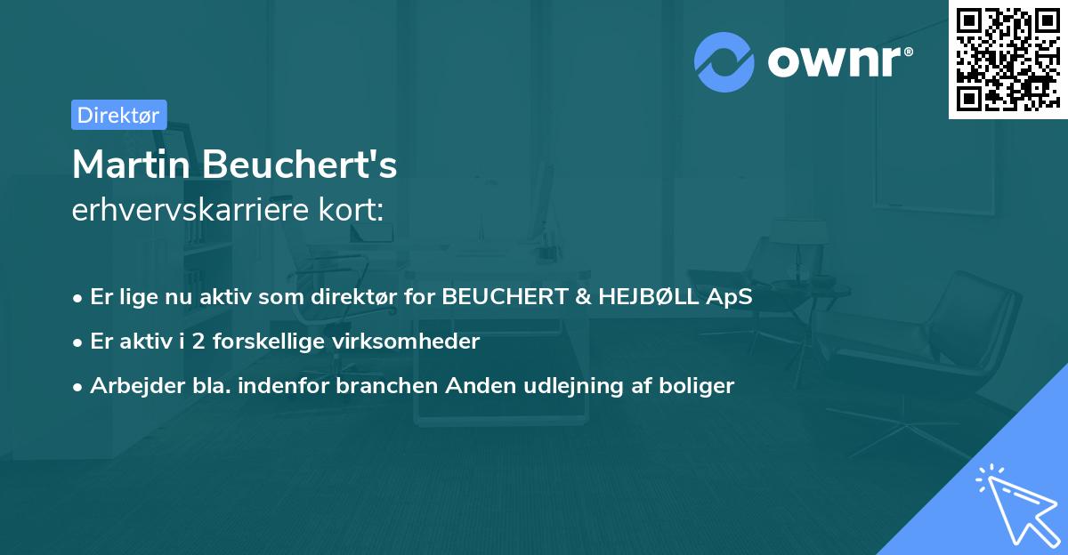 Martin Beuchert's erhvervskarriere kort