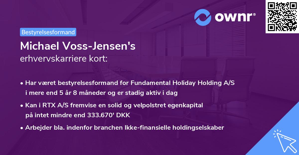 Michael Voss-Jensen's erhvervskarriere kort