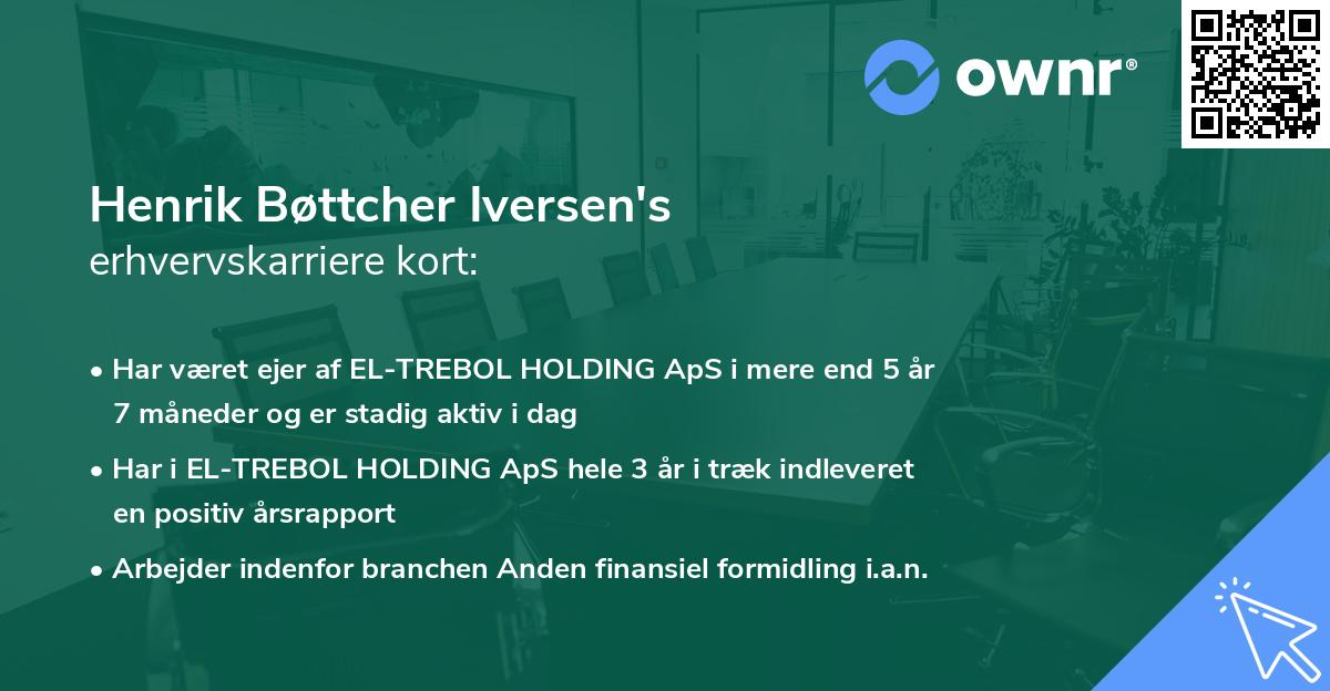 Henrik Bøttcher Iversen's erhvervskarriere kort