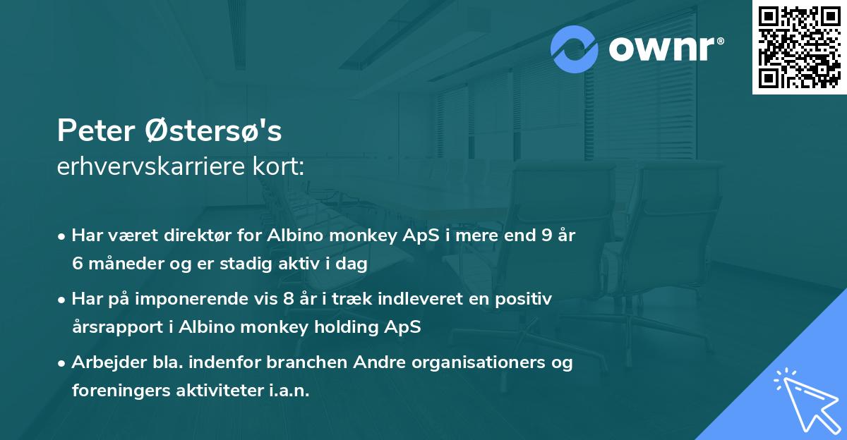 Peter Østersø's erhvervskarriere kort