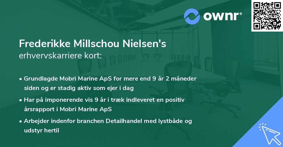 Frederikke Millschou Nielsen's erhvervskarriere kort