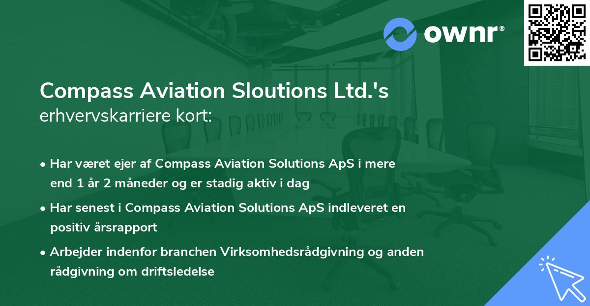 Compass Aviation Sloutions Ltd.'s erhvervskarriere kort