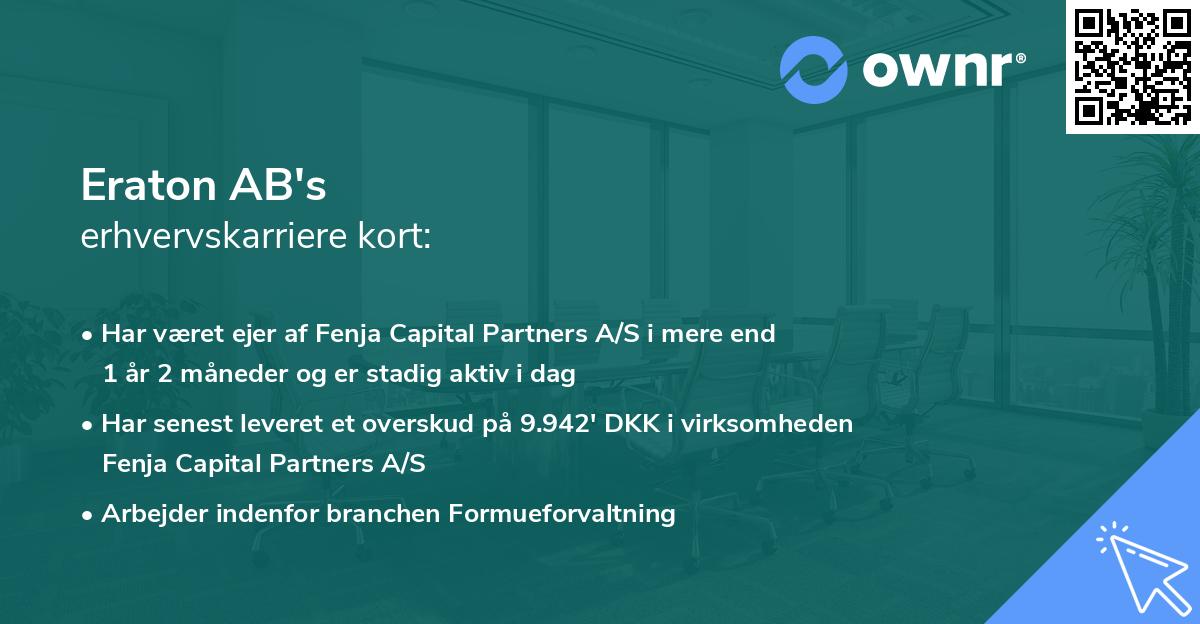 Eraton AB's erhvervskarriere kort