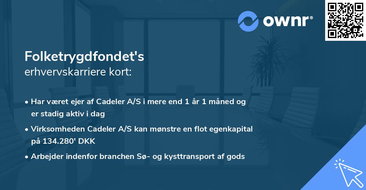 Folketrygdfondet's erhvervskarriere kort