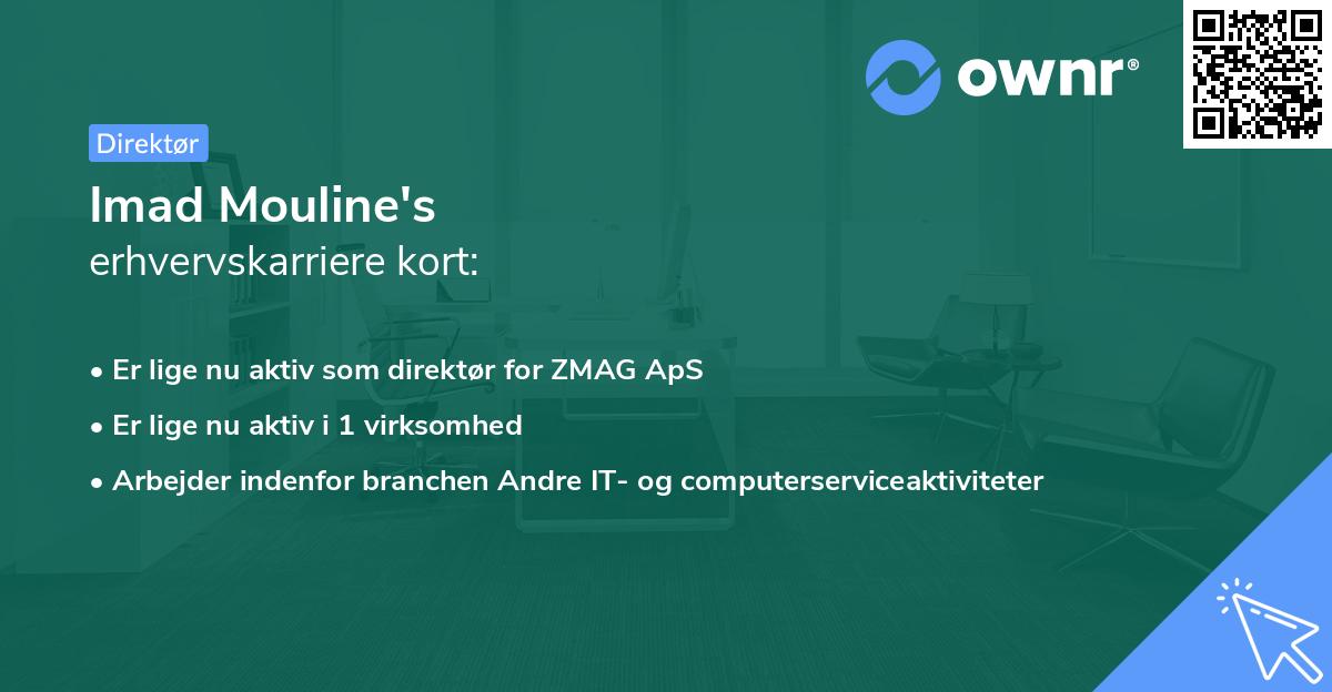 Imad Mouline's erhvervskarriere kort