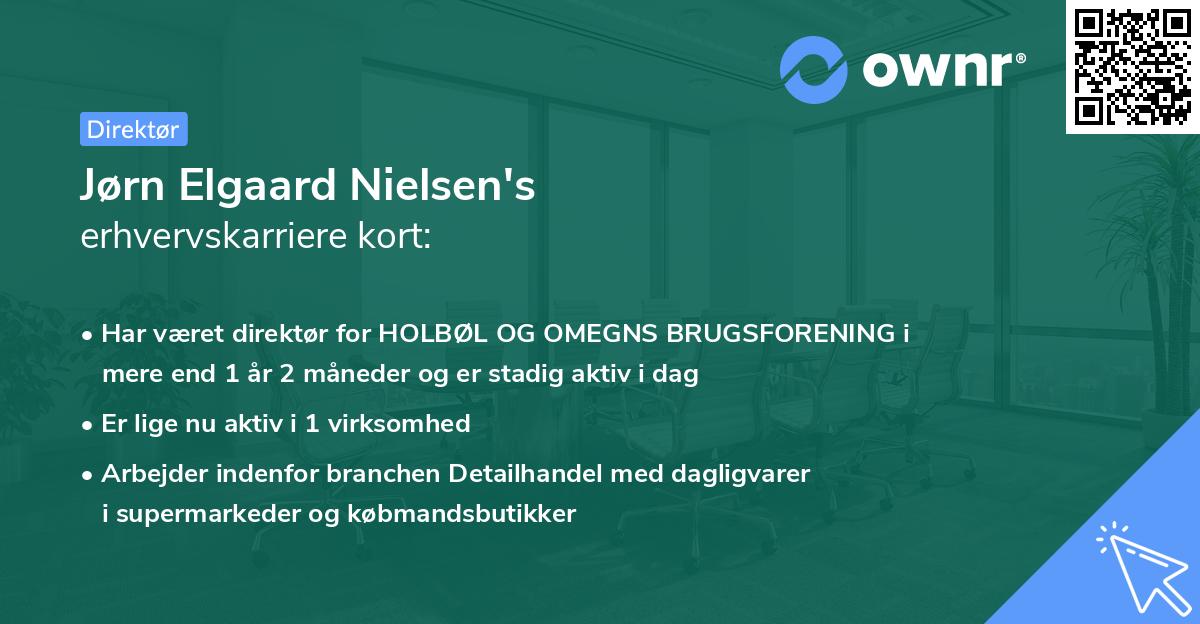 Jørn Elgaard Nielsen's erhvervskarriere kort