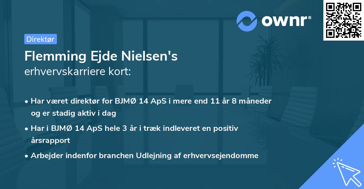 Flemming Ejde Nielsen's erhvervskarriere kort