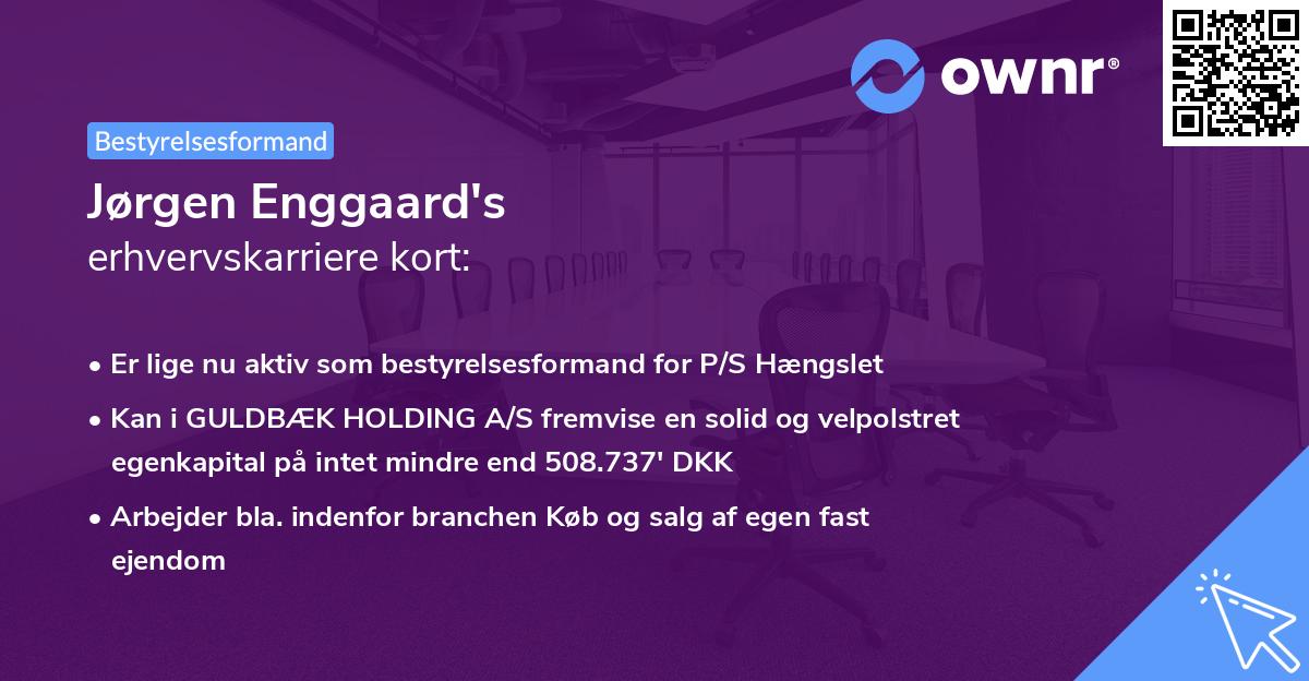 Jørgen Enggaard's erhvervskarriere kort