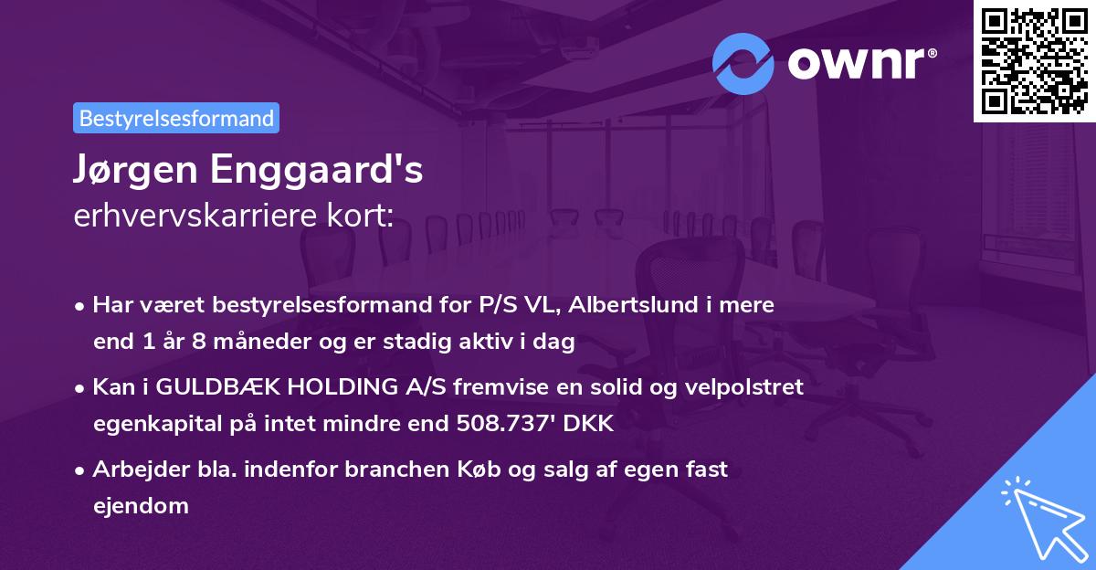 Jørgen Enggaard's erhvervskarriere kort