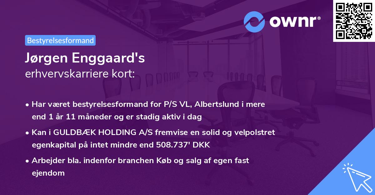 Jørgen Enggaard's erhvervskarriere kort