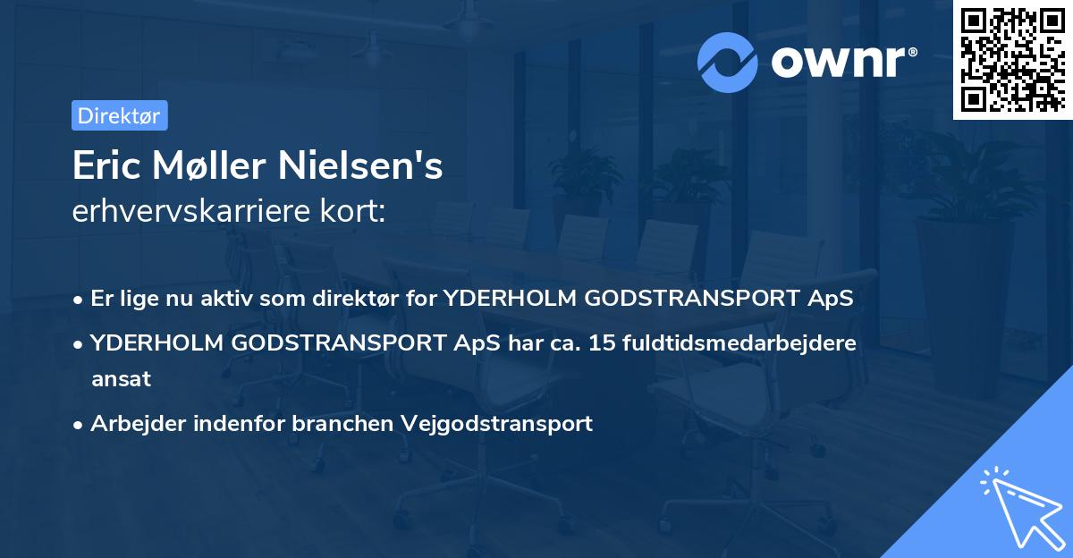 Eric Møller Nielsen's erhvervskarriere kort