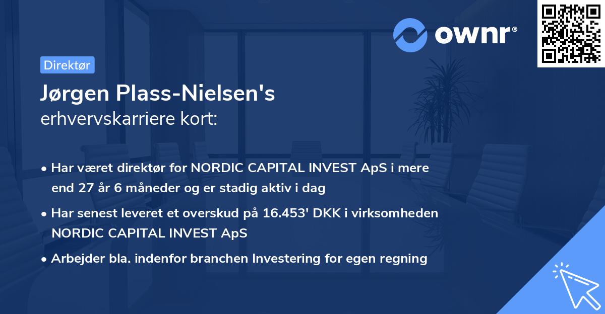 Jørgen Plass-Nielsen's erhvervskarriere kort