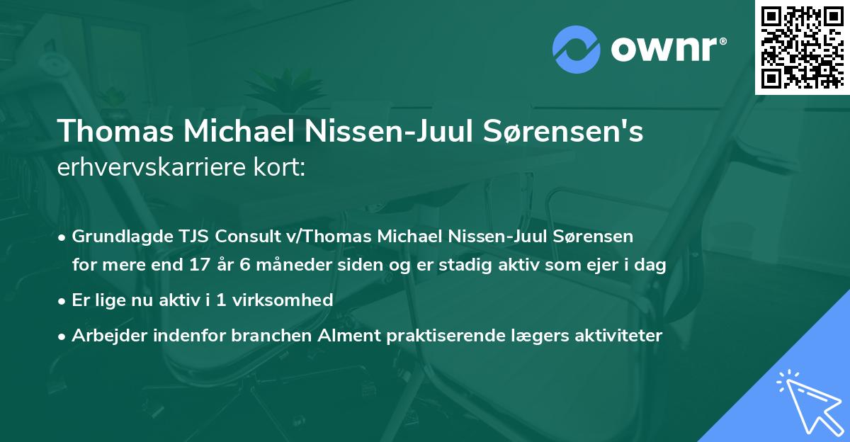Thomas Michael Nissen-Juul Sørensen's erhvervskarriere kort