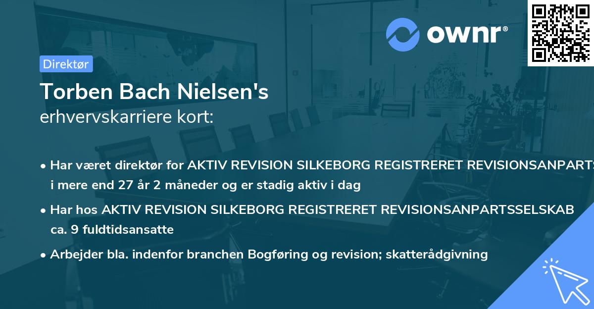Torben Bach Nielsen's erhvervskarriere kort