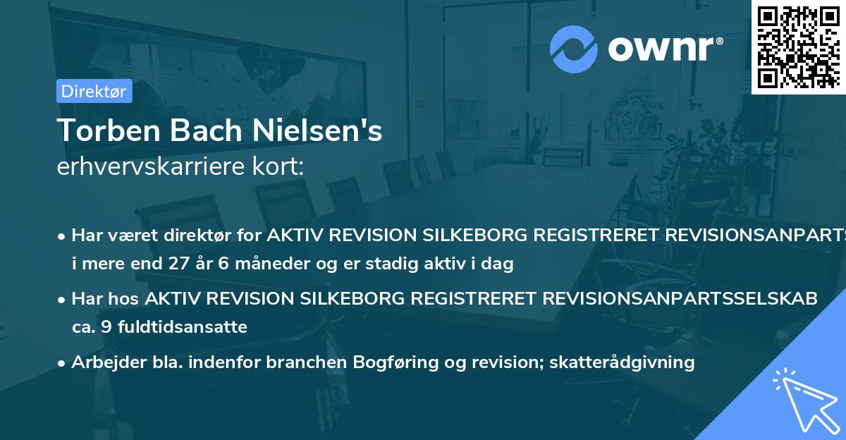 Torben Bach Nielsen's erhvervskarriere kort