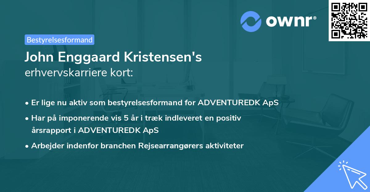 John Enggaard Kristensen's erhvervskarriere kort