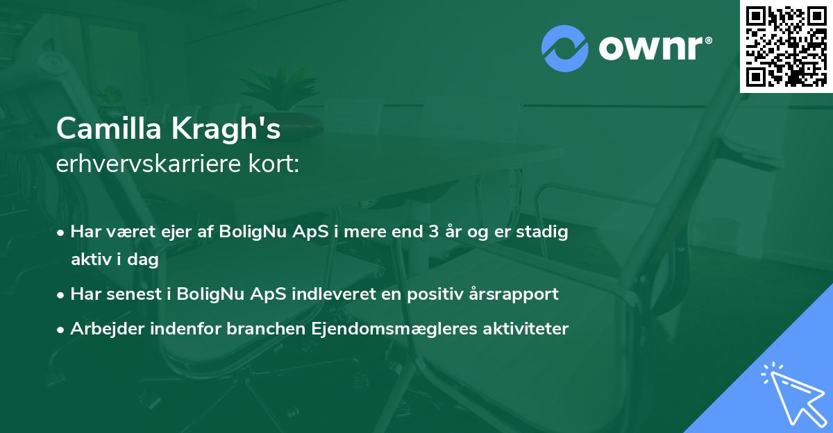 Camilla Kragh's erhvervskarriere kort