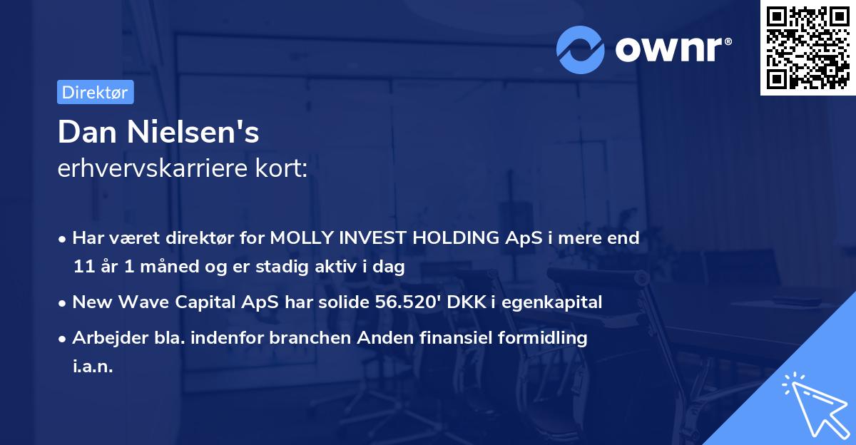 Dan Nielsen's erhvervskarriere kort