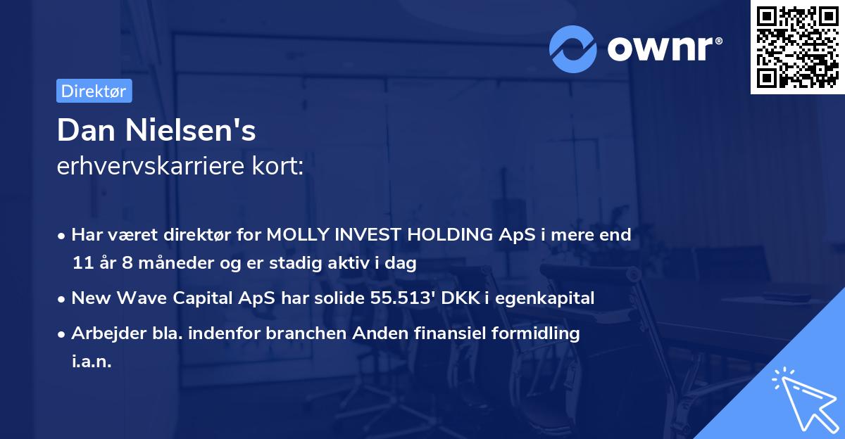 Dan Nielsen's erhvervskarriere kort