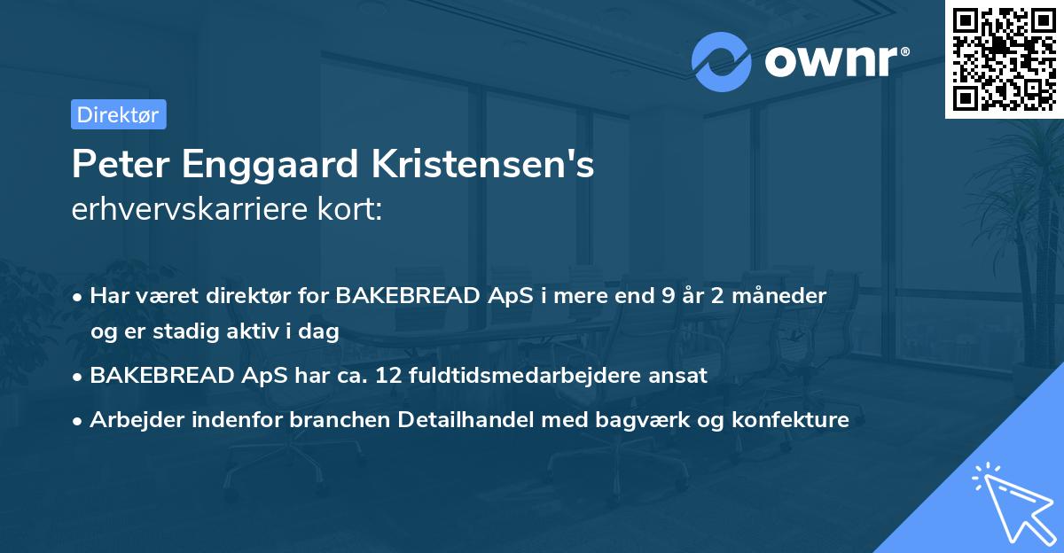 Peter Enggaard Kristensen's erhvervskarriere kort