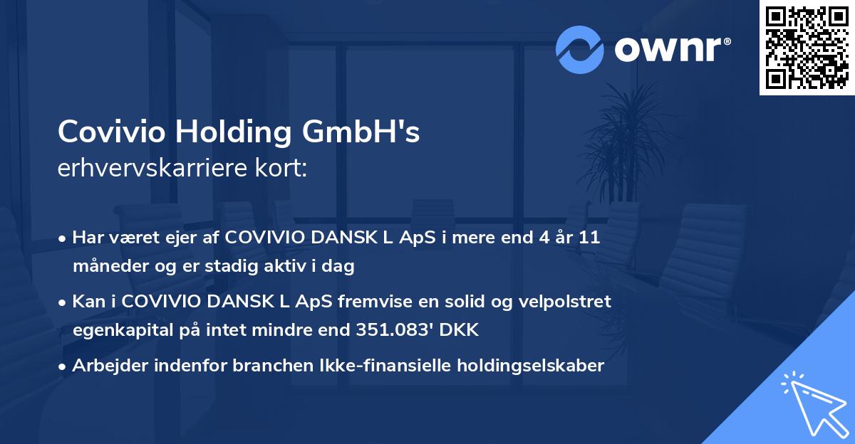 Covivio Holding GmbH's erhvervskarriere kort