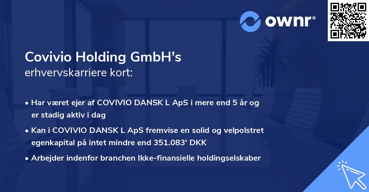 Covivio Holding GmbH's erhvervskarriere kort