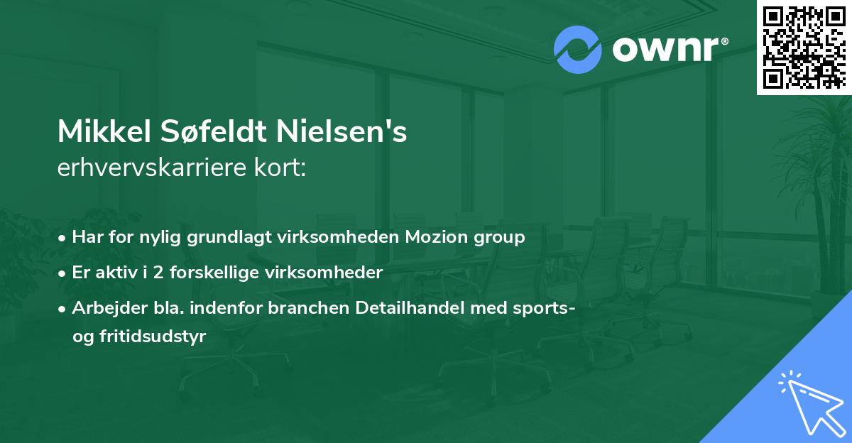 Mikkel Søfeldt Nielsen's erhvervskarriere kort