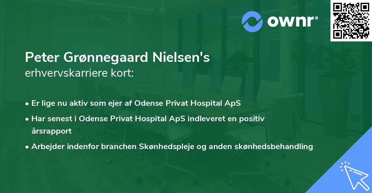 Peter Grønnegaard Nielsen's erhvervskarriere kort