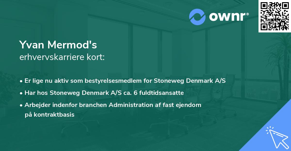 Yvan Mermod's erhvervskarriere kort