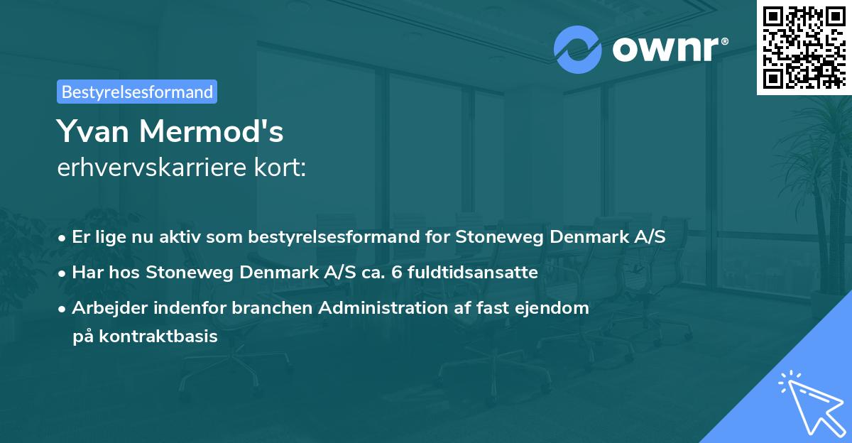 Yvan Mermod's erhvervskarriere kort