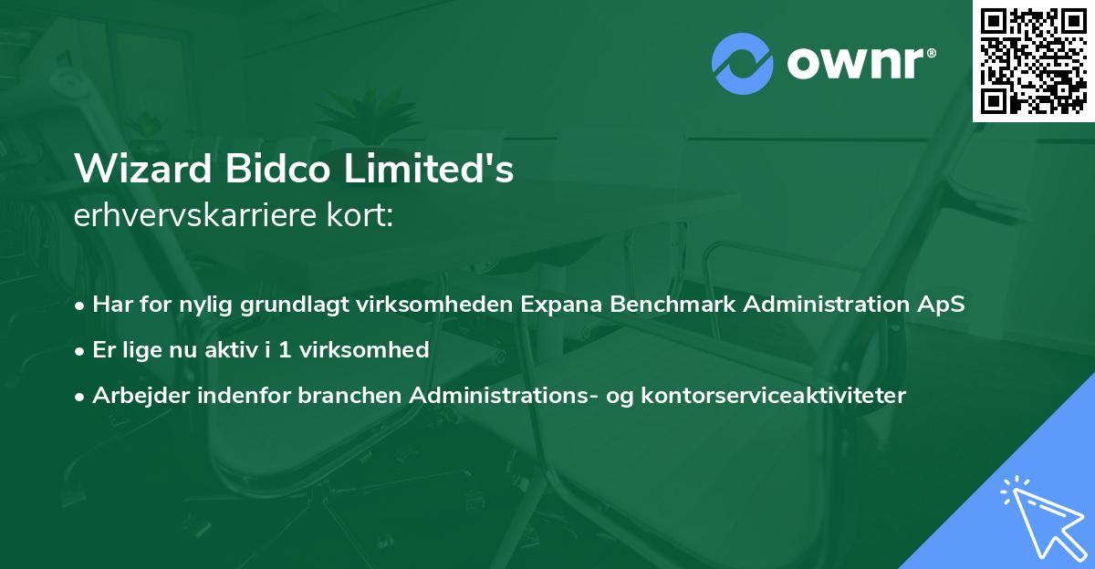 Wizard Bidco Limited's erhvervskarriere kort