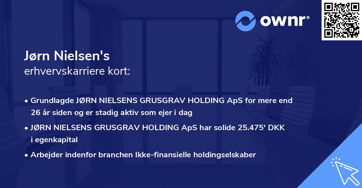 Jørn Nielsen's erhvervskarriere kort