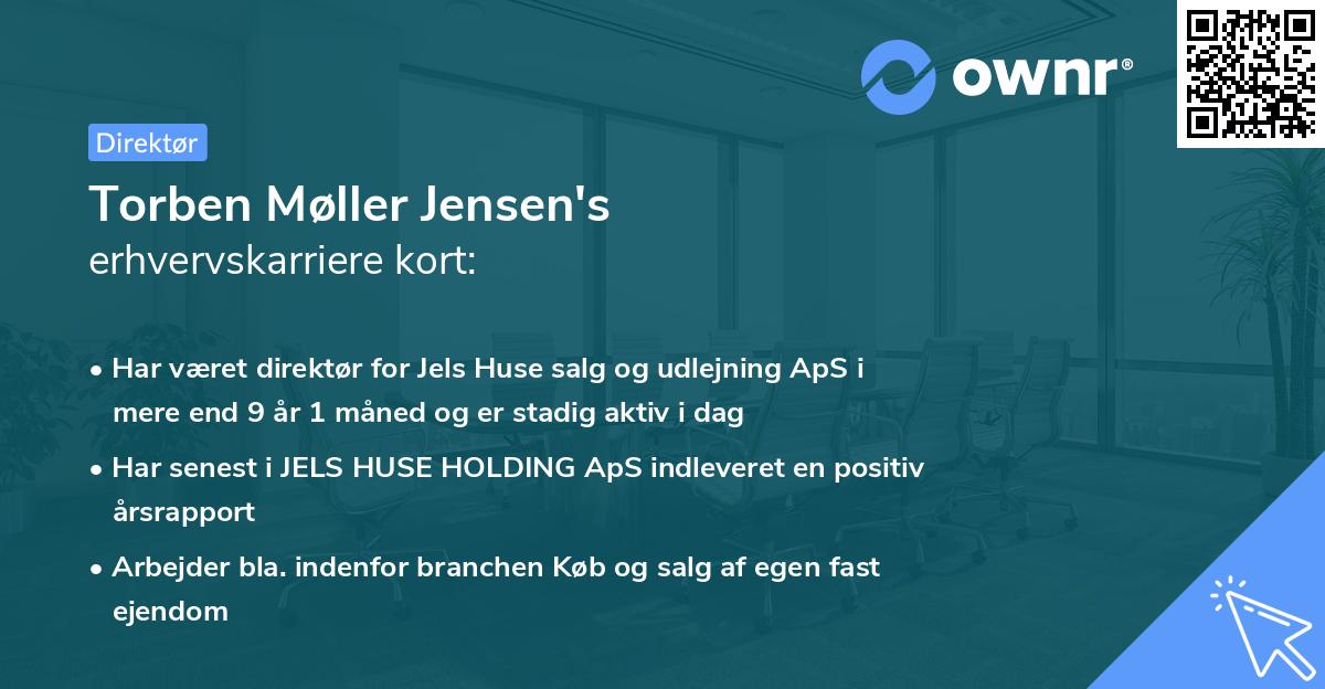 Torben Møller Jensen's erhvervskarriere kort