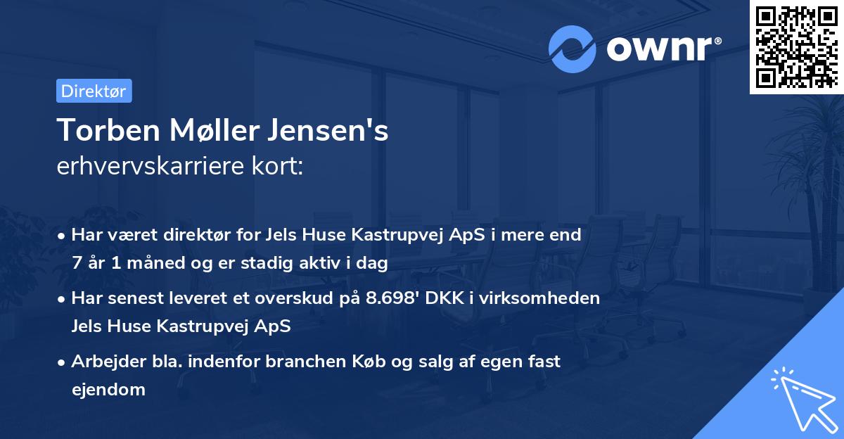 Torben Møller Jensen's erhvervskarriere kort