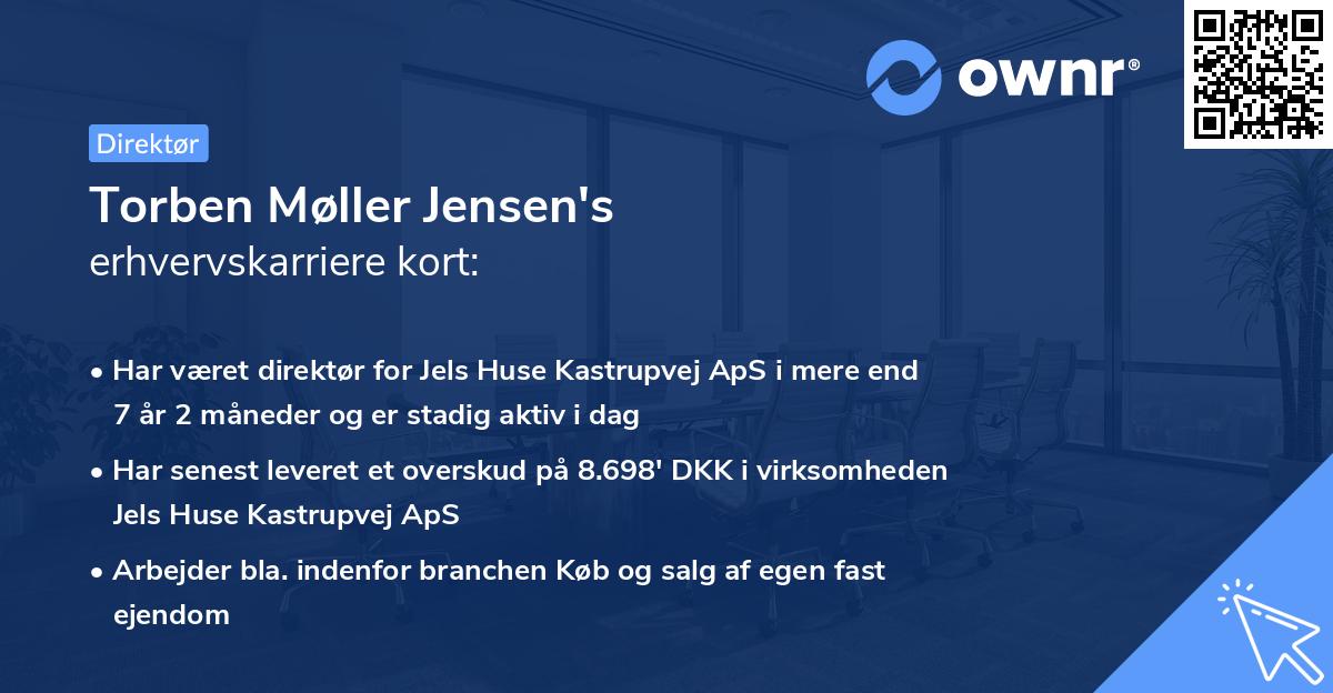 Torben Møller Jensen's erhvervskarriere kort