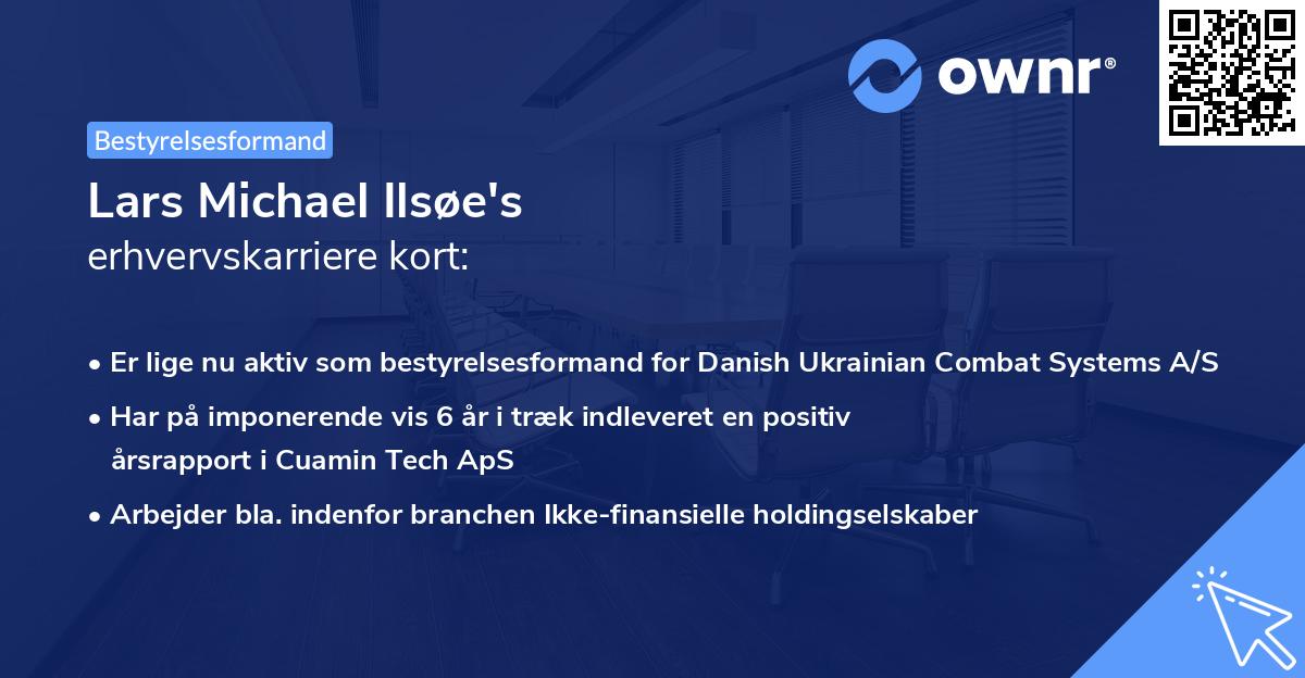 Lars Michael Ilsøe's erhvervskarriere kort